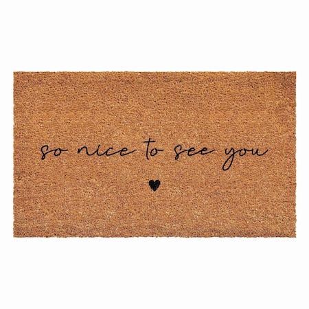 Calloway Mills Doormat, Coir/Vinyl, 17 in W x 29 in L 112231729